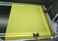 ผ้าตาข่ายโพลีเอสเตอร์ 80 เส้นสีเหลืองสำหรับการพิมพ์สิ่งทอความกว้าง 250 ซม